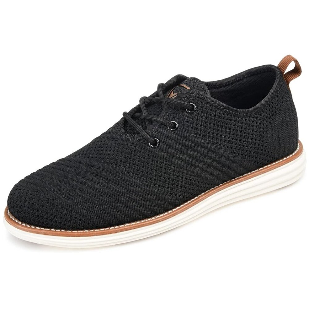 NiB Vance Co. Mens Novak Foam Knit Lace Up Round Toe Shoe Size 9 WD $100 RY1310